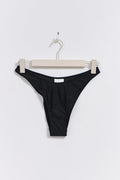 High leg bikini brief - Noir