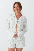 pyjamas shorts - Creamgarden aop