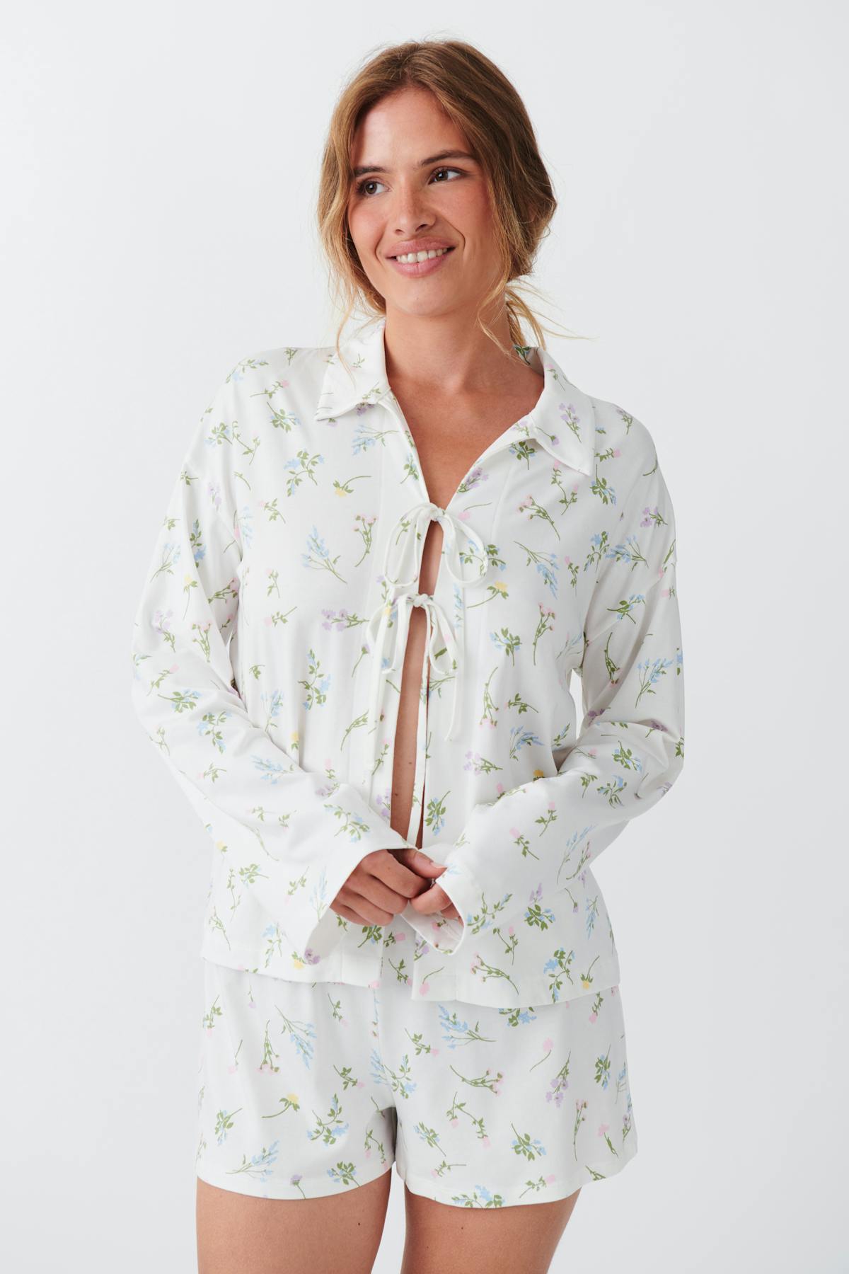 pyjamas shorts - Creamgarden aop