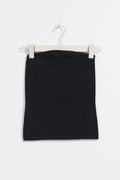 knitted tube top - Noir