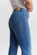 Mid straight jeans - Washed grey