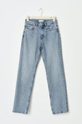 Mid straight jeans - Washed grey