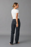 Mid straight jeans - Mid blue