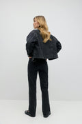 Mid straight jeans - Bleu