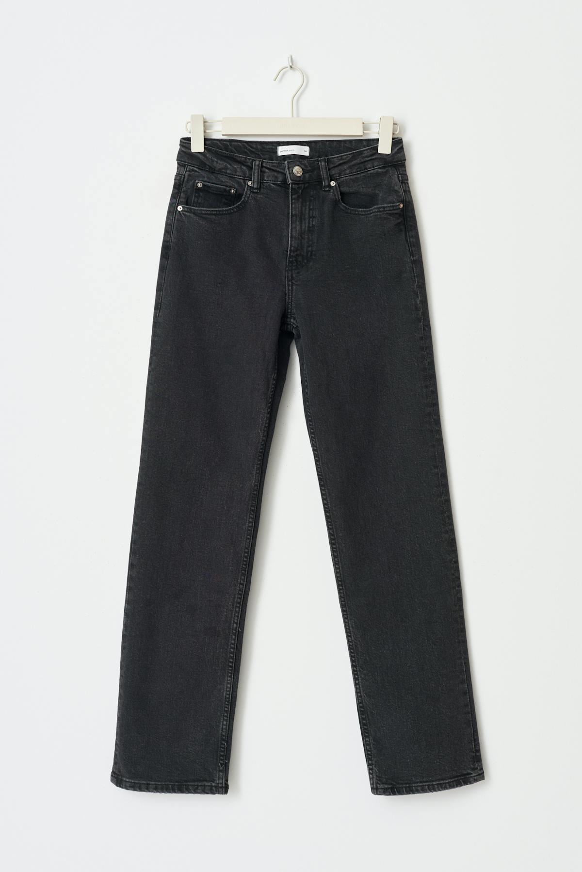 Mid straight jeans - Bleu