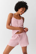 Structure shorts - Rose smoke