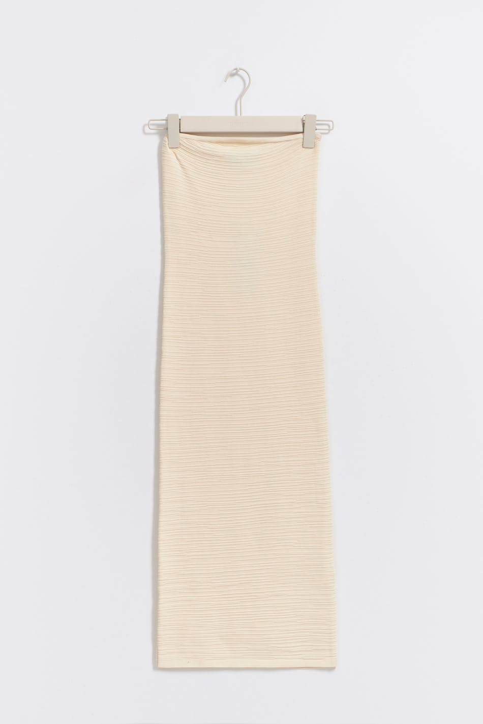 Knitted tube dress - Knit white