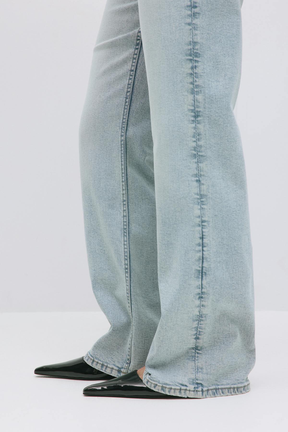 Comfy wide jeans - Mid blue