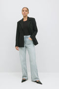 Comfy wide jeans - Mid blue