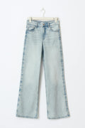 Comfy wide jeans - Mid blue