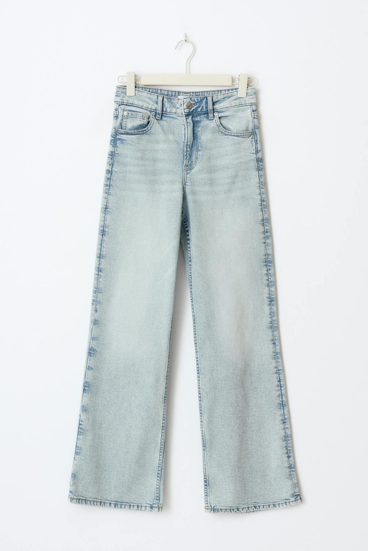 Comfy wide jeans - Mid blue