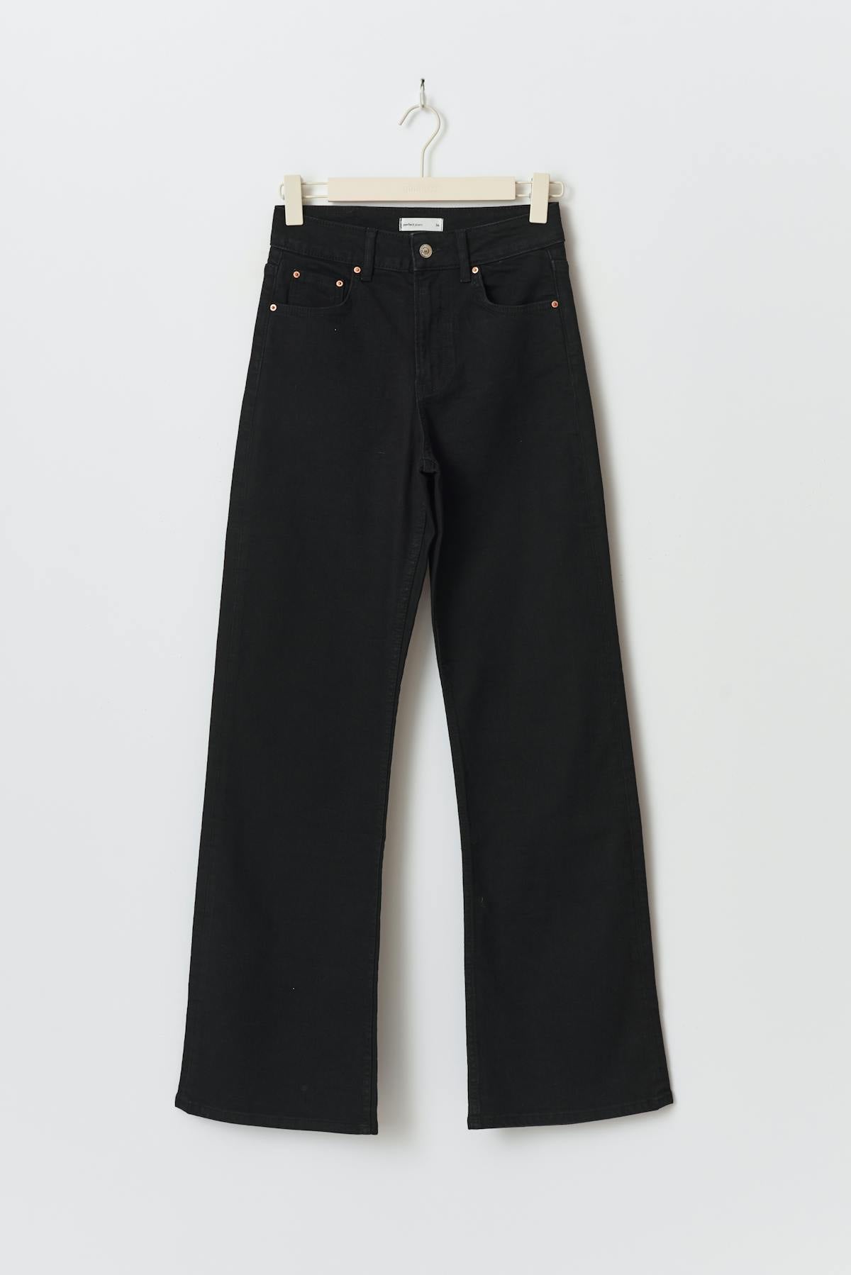Comfy wide jeans - Mid blue