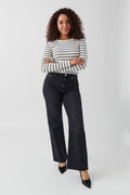Comfy wide jeans - Offblack