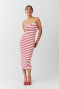 super stretch tube dress - Blanc cassé
