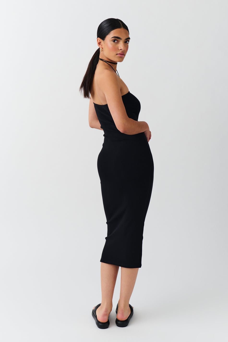 super stretch tube dress - Noir