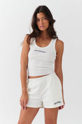 Sweat shorts - Blanc cassé