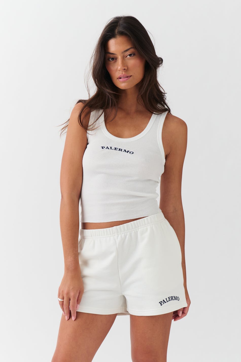 Sweat shorts - Blanc cassé