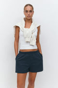 Sweat shorts - Lt grey melange