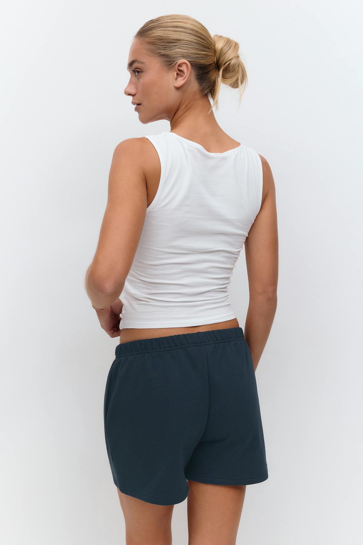 Sweat shorts - Lt grey melange