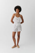 Structure smock singlet - Berry ditsy