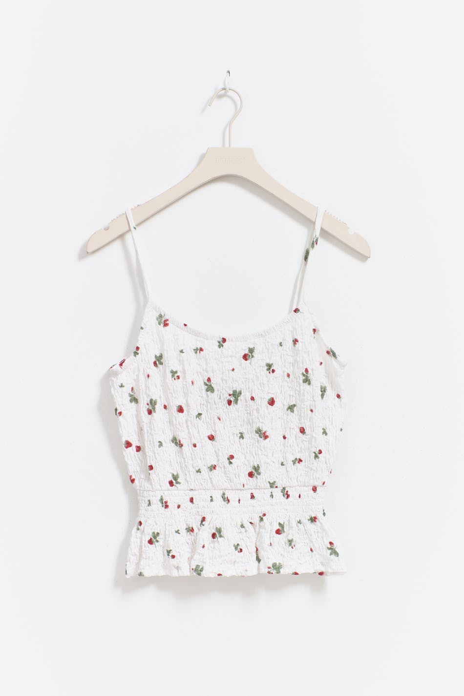 Structure smock singlet - Berry ditsy