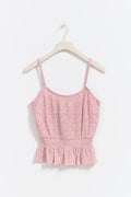 Structure smock singlet - Rose smoke