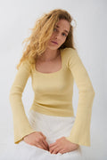 Wide sleeve knit top - Sunlight