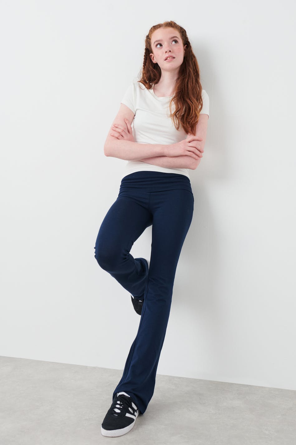 Y low waist yoga leggings - Lt grey melange