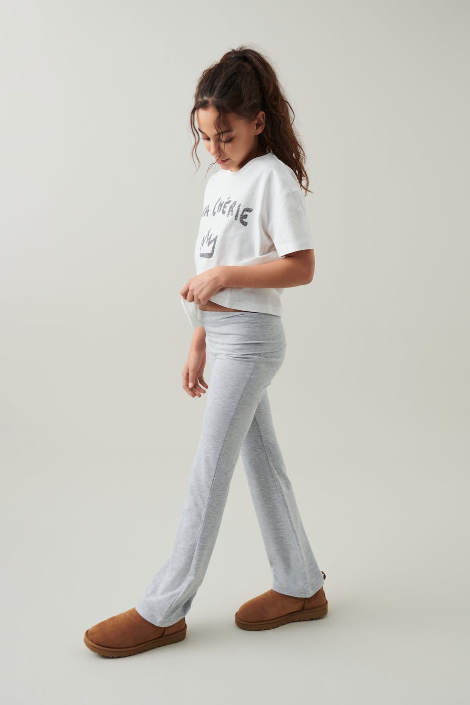 Y low waist yoga leggings - Super lt grey