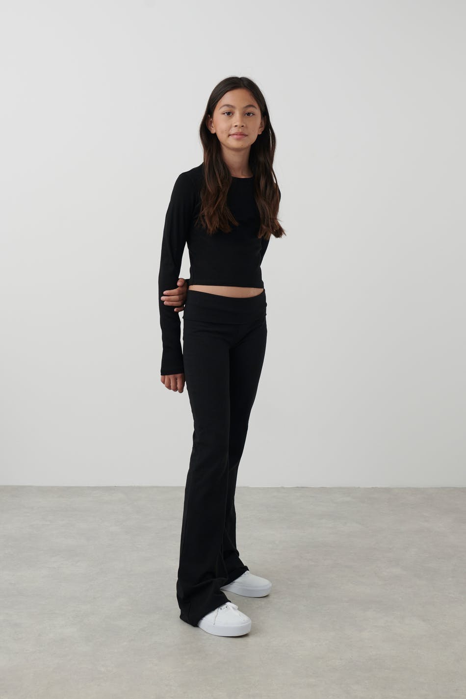 Y low waist yoga leggings - Noir