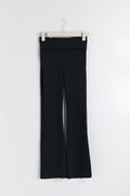 Y low waist yoga leggings - Noir