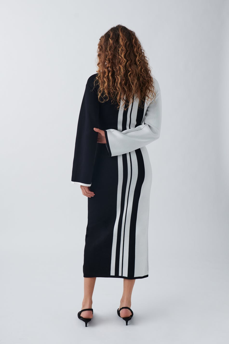 knitted dress - Elephant skin