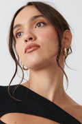 superchunky hoops earrings - Doré