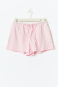 Relaxed linen blend shorts - New linen beige
