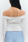 Relaxed linen blend shorts - Pink stripe