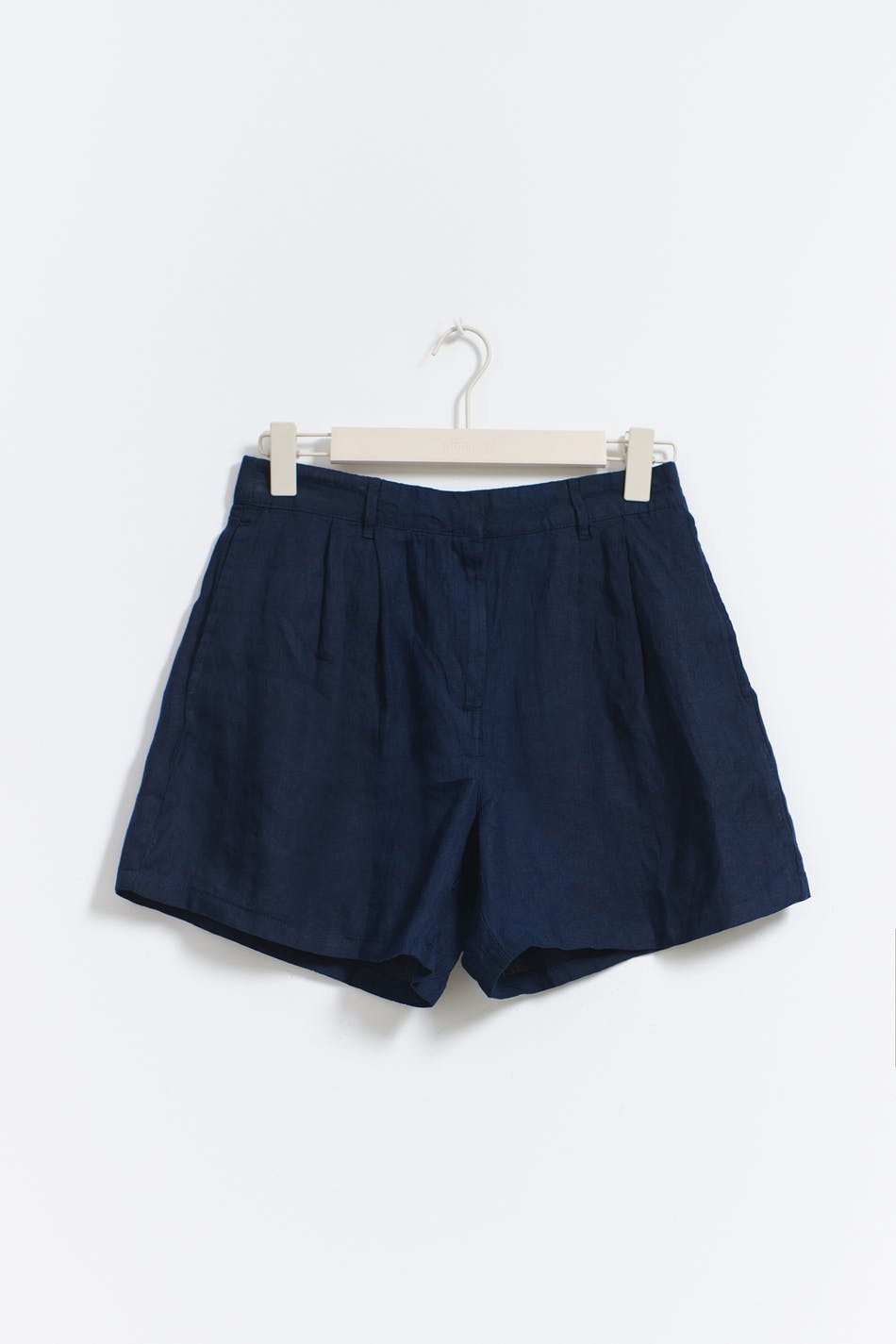 Linen shorts - Bleu marine