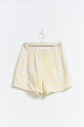 Linen shorts - Noir