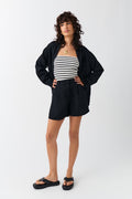 Linen shorts - Blanc