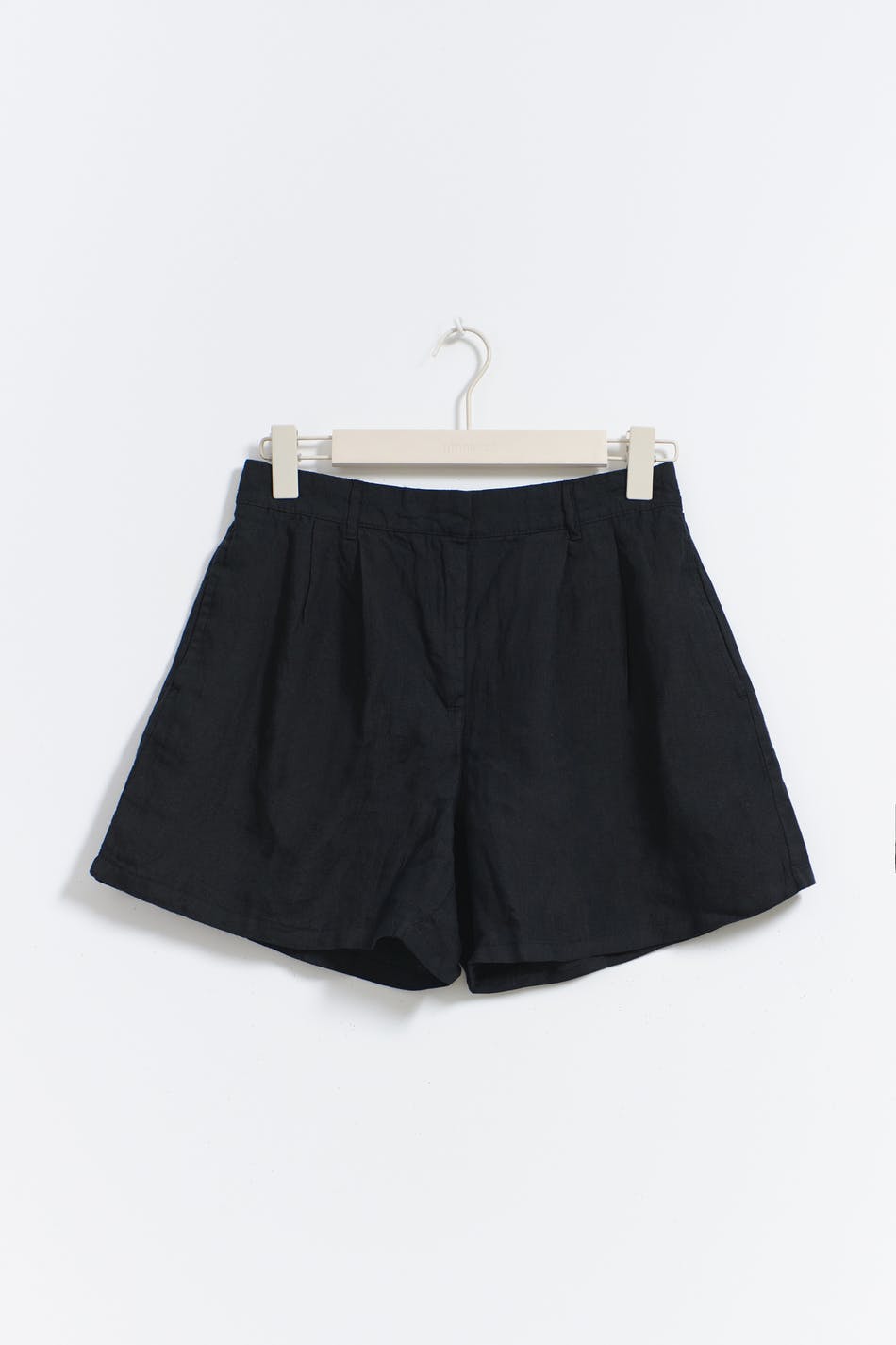 Linen shorts - Blanc