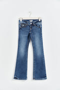 chunky low flare jeans - Bleu clair
