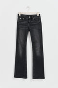 chunky low flare jeans - Gris