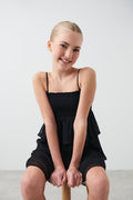 Y multi two layer top - Noir
