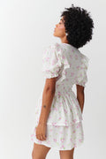 Smock frill dress - Tapioca mel