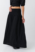 Smock maxi skirt - Blanc cassé