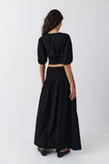 Smock maxi skirt - Blanc cassé