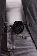 2-pack flower clips - Noir