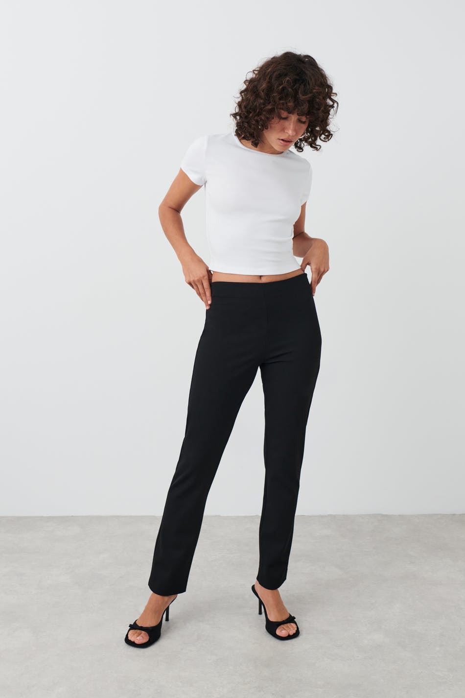 Slim trousers - Noir
