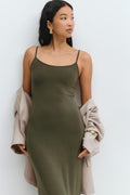 Maxi slip dress - Jaune clair