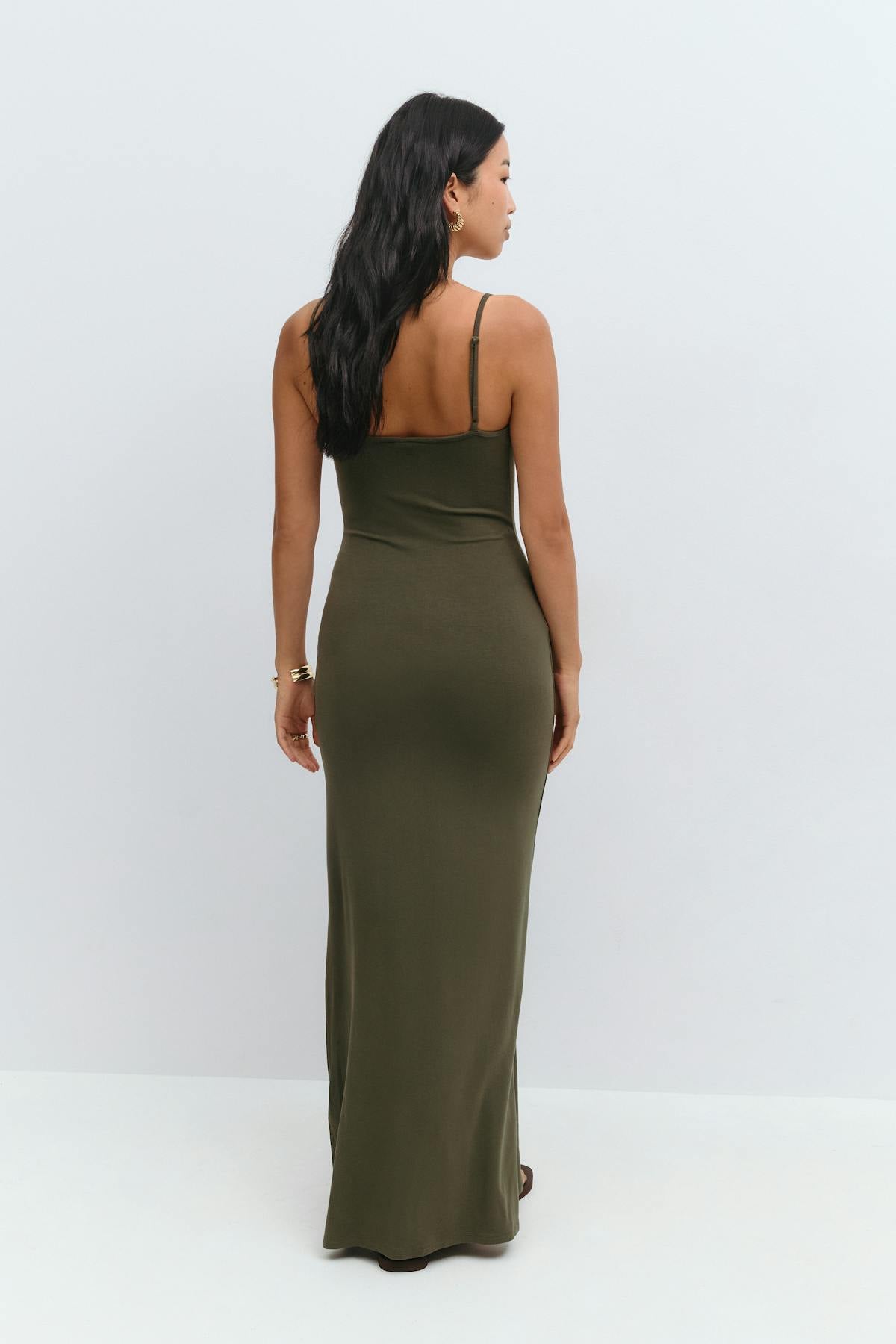 Maxi slip dress - Jaune clair