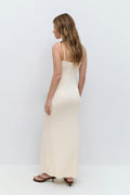 Maxi slip dress - Grey melange
